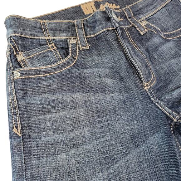 Kut From The Kloth Womens Denim Capri Jeans Cuffed Dark Wash Size 2 - Picture 9 of 12